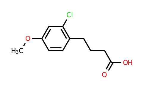 CAS 899348-17-5 | 4-(2-Chloro-4-methoxyphenyl)butanoic acid