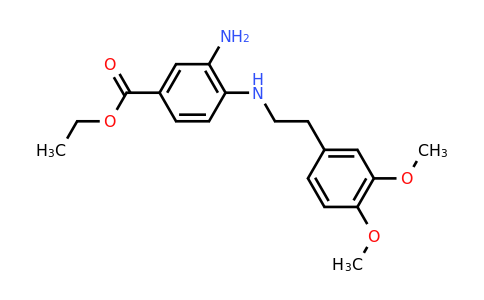 CAS 899374-50-6 | Ethyl 3-amino-4-((3,4-dimethoxyphenethyl)amino)benzoate