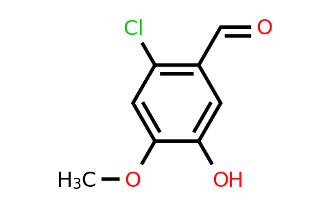 CAS 89938-55-6 | 2-Chloro-5-hydroxy-4-methoxybenzaldehyde