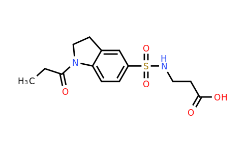 CAS 899718-44-6 | 3-(1-Propionylindoline-5-sulfonamido)propanoic acid