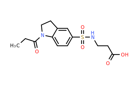 3-(1-Propionylindoline-5-sulfonamido)propanoic acid