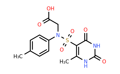 CAS 899718-62-8 | 2-(6-Methyl-2,4-dioxo-N-(p-tolyl)-1,2,3,4-tetrahydropyrimidine-5-sulfonamido)acetic acid