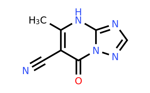 CAS 89975-58-6 | 5-methyl-7-oxo-4H,7H-[1,2,4]triazolo[1,5-a]pyrimidine-6-carbonitrile