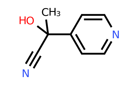 CAS 89976-64-7 | 2-Hydroxy-2-(pyridin-4-yl)propanenitrile