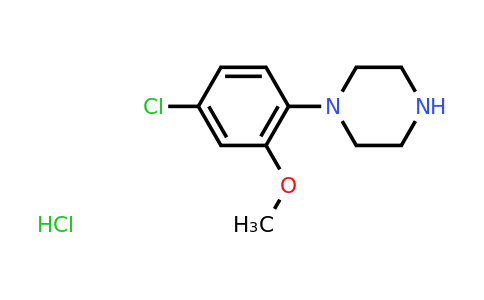 CAS 89988-99-8 | 1-(4-chloro-2-methoxyphenyl)piperazine hydrochloride