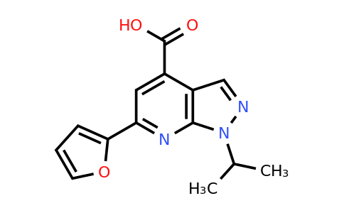 CAS 900137-06-6 | 6-(Furan-2-yl)-1-isopropyl-1H-pyrazolo[3,4-b]pyridine-4-carboxylic acid