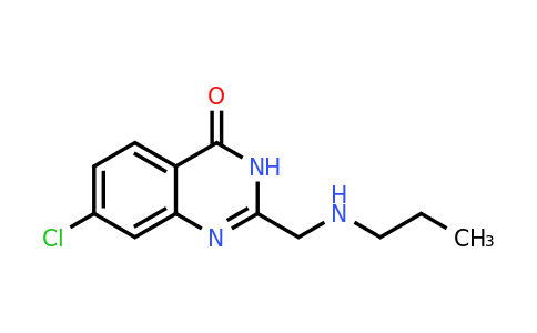 CAS 900640-74-6 | 7-Chloro-2-[(propylamino)methyl]-3,4-dihydroquinazolin-4-one