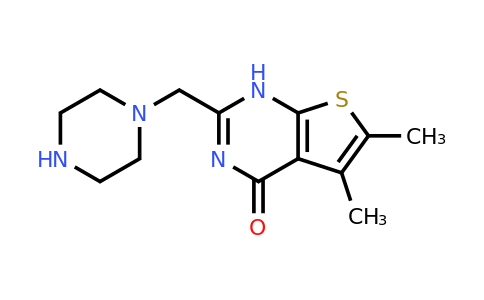 CAS 900640-87-1 | 5,6-Dimethyl-2-(piperazin-1-ylmethyl)-1H,4H-thieno[2,3-d]pyrimidin-4-one