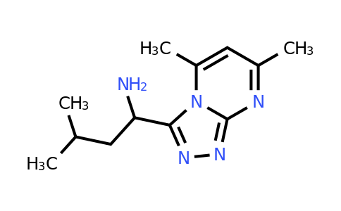 CAS 900641-35-2 | 1-(5,7-dimethyl-[1,2,4]triazolo[4,3-a]pyrimidin-3-yl)-3-methyl-butan-1-amine