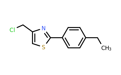CAS 900641-46-5 | 4-(Chloromethyl)-2-(4-ethylphenyl)-1,3-thiazole