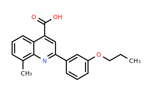 CAS 900705-40-0 | 8-Methyl-2-(3-propoxyphenyl)quinoline-4-carboxylic acid