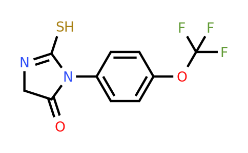 CAS 901272-95-5 | 2-sulfanyl-1-[4-(trifluoromethoxy)phenyl]-4,5-dihydro-1H-imidazol-5-one