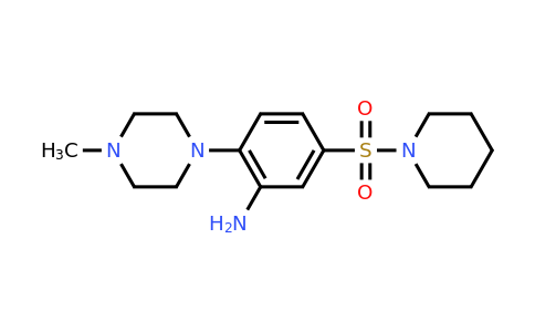 CAS 901273-43-6 | 2-(4-Methylpiperazin-1-yl)-5-(piperidine-1-sulfonyl)aniline