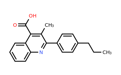 CAS 901555-88-2 | 3-Methyl-2-(4-propylphenyl)quinoline-4-carboxylic acid