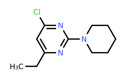 CAS 901586-58-1 | 4-Chloro-6-ethyl-2-(piperidin-1-yl)pyrimidine