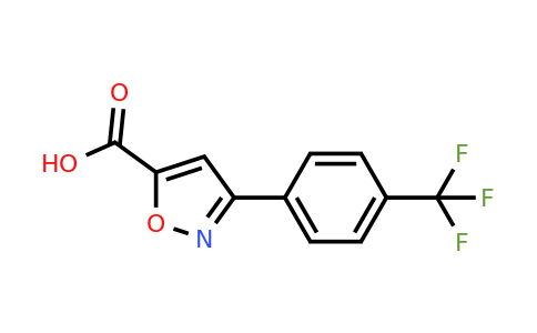 CAS 901926-70-3 | 3-[4-(Trifluoromethyl)phenyl]-1,2-oxazole-5-carboxylic acid
