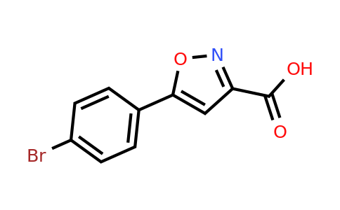 CAS 901930-35-6 | 5-(4-Bromophenyl)isoxazole-3-carboxylic acid