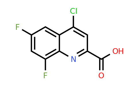 CAS 902742-65-8 | 4-Chloro-6,8-difluoroquinoline-2-carboxylic acid