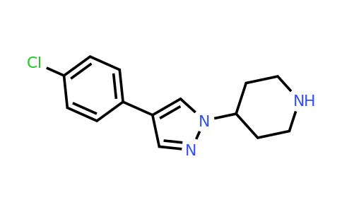 CAS 902836-38-8 | 4-(4-(4-Chlorophenyl)-1H-pyrazol-1-yl)piperidine
