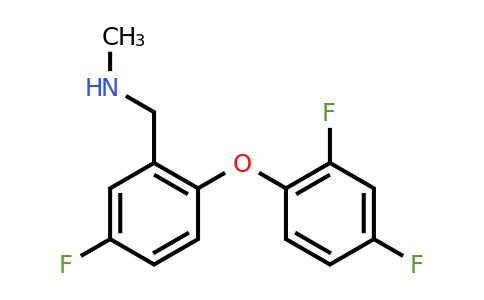 CAS 902836-70-8 | 1-(2-(2,4-Difluorophenoxy)-5-fluorophenyl)-N-methylmethanamine
