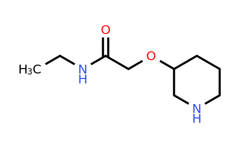 CAS 902836-75-3 | N-Ethyl-2-(piperidin-3-yloxy)acetamide