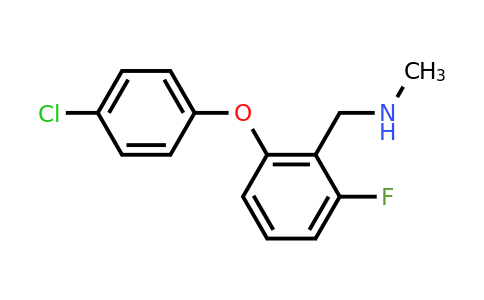 CAS 902836-83-3 | 1-(2-(4-Chlorophenoxy)-6-fluorophenyl)-N-methylmethanamine