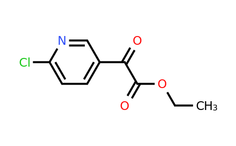 CAS 902837-55-2 | Ethyl 2-(6-chloropyridin-3-yl)-2-oxoacetate