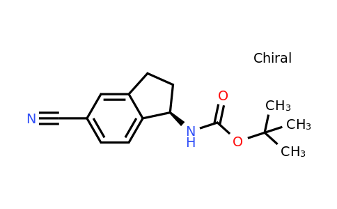 CAS 903555-99-7 | (R)-tert-Butyl (5-cyano-2,3-dihydro-1H-inden-1-yl)carbamate