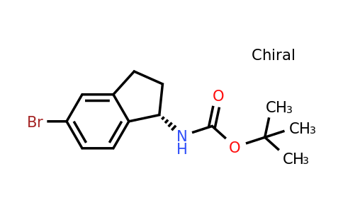 CAS 903557-31-3 | (S)-tert-Butyl (5-bromo-2,3-dihydro-1H-inden-1-yl)carbamate