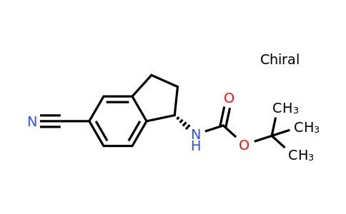 CAS 903557-33-5 | (S)-tert-Butyl (5-cyano-2,3-dihydro-1H-inden-1-yl)carbamate