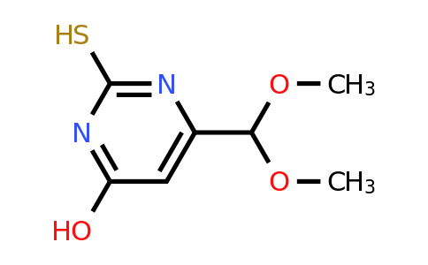 CAS 90370-38-0 | 6-(Dimethoxymethyl)-2-mercaptopyrimidin-4-ol