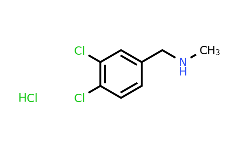CAS 90389-19-8 | 1-(3,4-Dichlorophenyl)-N-methylmethanamine hydrochloride