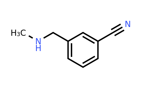 CAS 90389-96-1 | 3-((Methylamino)methyl)benzonitrile