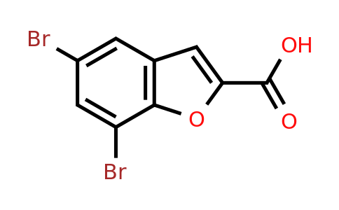 CAS 90415-17-1 | 5,7-dibromo-1-benzofuran-2-carboxylic acid