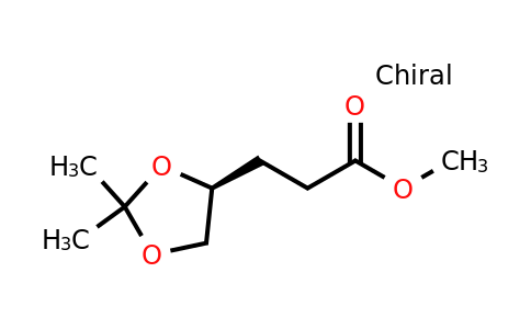 CAS 90472-93-8 | (S)-Methyl 3-(2,2-dimethyl-1,3-dioxolan-4-yl)propanoate