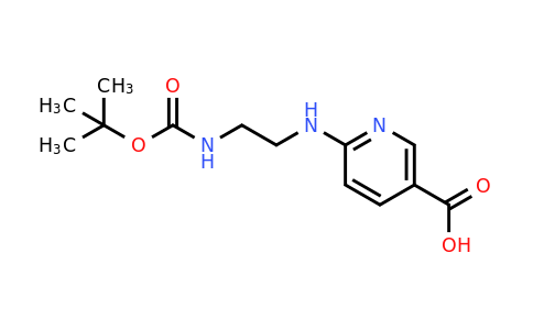 CAS 904815-08-3 | 6-((2-((tert-Butoxycarbonyl)amino)ethyl)amino)nicotinic acid