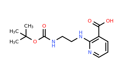 CAS 904815-14-1 | 2-((2-((tert-Butoxycarbonyl)amino)ethyl)amino)nicotinic acid