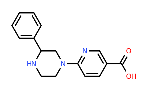 CAS 904816-46-2 | 6-(3-Phenylpiperazin-1-yl)nicotinic acid