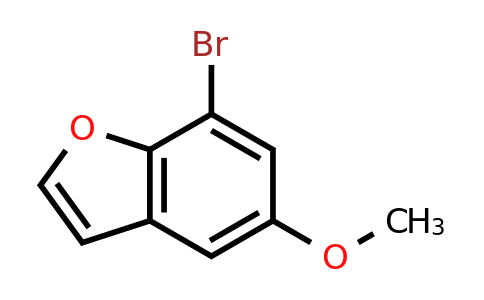 CAS 90484-47-2 | 7-Bromo-5-methoxy-1-benzofuran