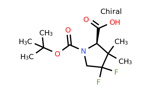 CAS 905302-12-7 | (2R)-1-[(tert-butoxy)carbonyl]-4,4-difluoro-3,3-
dimethylpyrrolidine-2-carboxylic acid