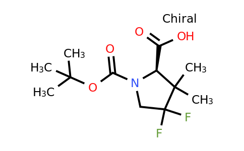 CAS 905302-12-7 | (2R)-1-[(tert-butoxy)carbonyl]-4,4-difluoro-3,3-
dimethylpyrrolidine-2-carboxylic acid