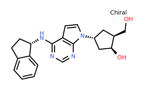 CAS 905580-90-7 | cyclopentanemethanol, 4-[4-[[(1s)-2,3-dihydro-1h-inden-1-yl]amino]-7h-pyrrolo[2,3-d]pyrimidin-7-yl]-2-hydroxy-, (1s,2s,4r)-