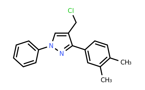 CAS 905811-70-3 | 4-(chloromethyl)-3-(3,4-dimethylphenyl)-1-phenyl-1H-pyrazole
