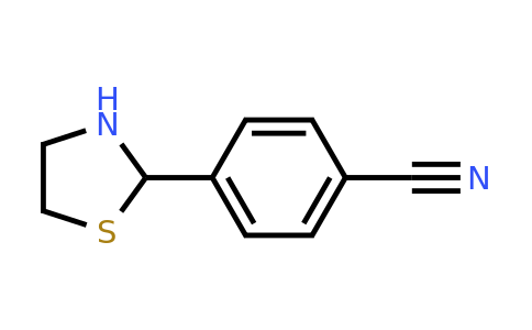 CAS 90595-44-1 | 4-(1,3-thiazolidin-2-yl)benzonitrile