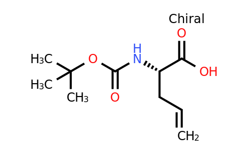 CAS 90600-20-7 | (2S)-2-{[(tert-butoxy)carbonyl]amino}pent-4-enoic acid