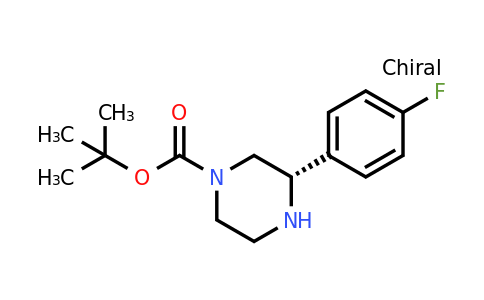 CAS 906003-87-0 | (S)-3-(4-Fluoro-phenyl)-piperazine-1-carboxylic acid tert-butyl ester