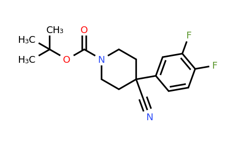 CAS 906369-56-0 | 1-Boc-4-cyano-4-(3,4-difluorophenyl)-piperidine