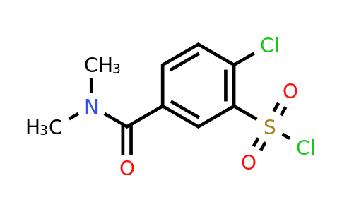CAS 90650-30-9 | 2-chloro-5-(dimethylcarbamoyl)benzene-1-sulfonyl chloride