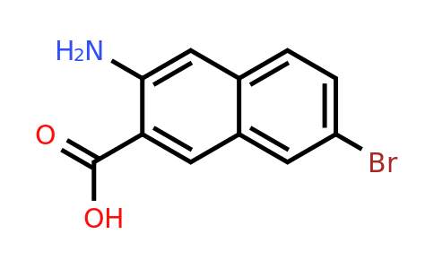 CAS 906545-99-1 | 3-Amino-7-bromo-2-naphthoic acid