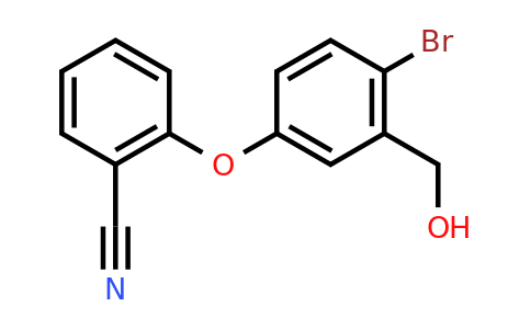 CAS 906673-58-3 | 2-(4-Bromo-3-(hydroxymethyl)phenoxy)benzonitrile